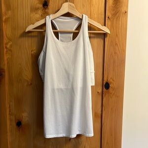 Lululemon | White Racerback Tank + Bra